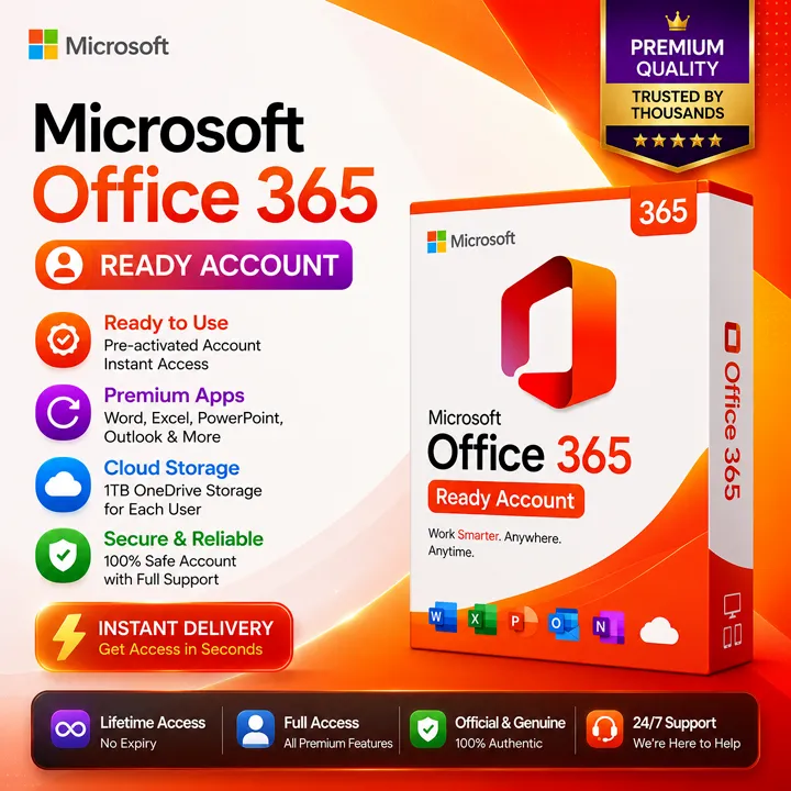Microsoft Office 365 (Ready Account)